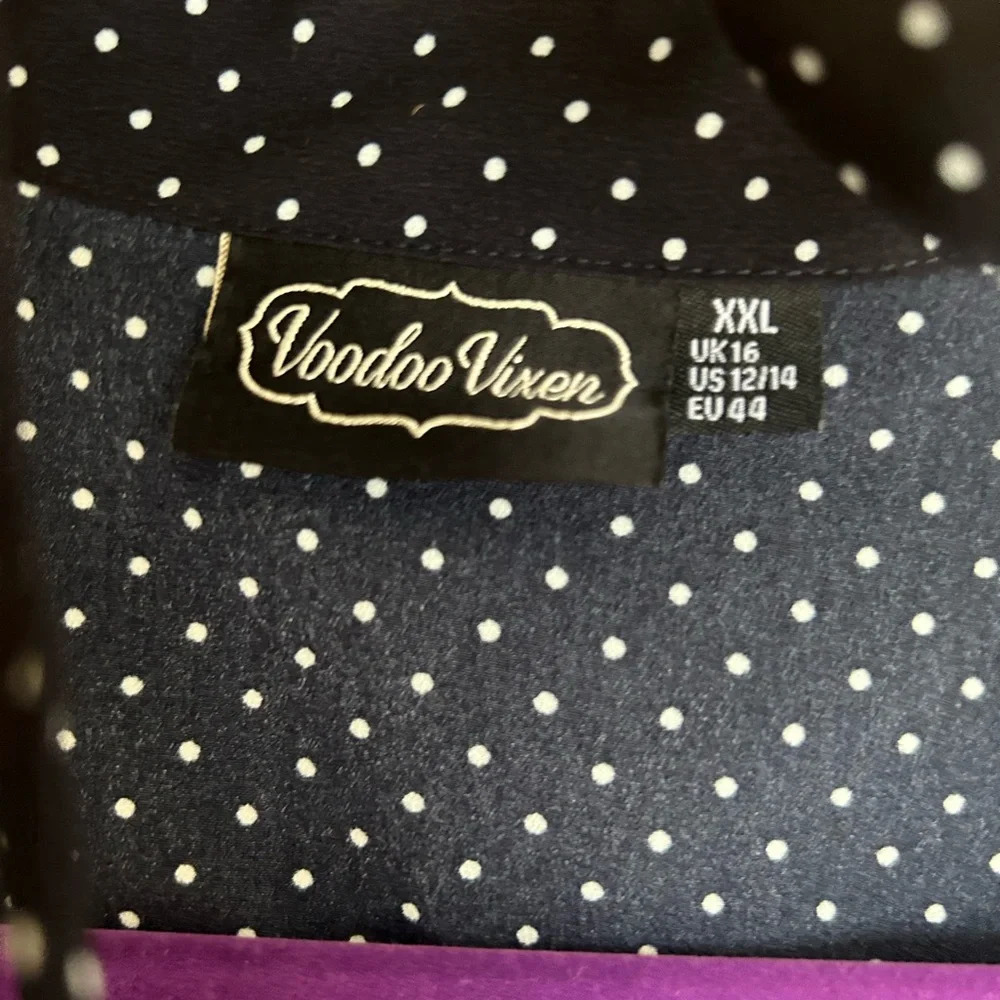 Voodoo Vixen Blouse, XXL - Picture 3 of 3